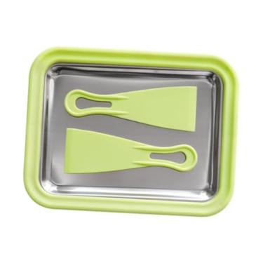 Imagem de ＫＬＫＣＭＳ Máquina de fabricante de iogurte de sorvete instantânea Roll, Verde