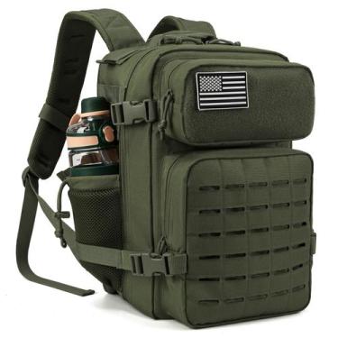 Imagem de Mochila tática militar QT & QY 25L para homens verde - QT&QY