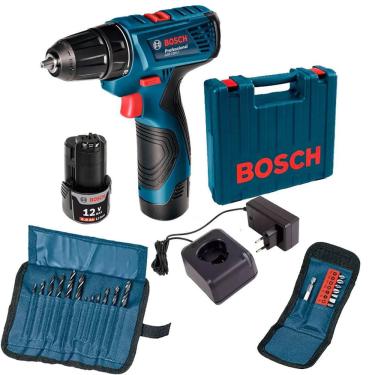 Imagem de Parafusadeira + Furadeira 3/8'' (10 Mm) 12V Bosch Gsr120-Li