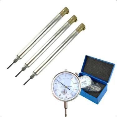 Imagem de Kit Suporte Haste M10 M12 M14 Relógio Comparador - Ferramentas Online