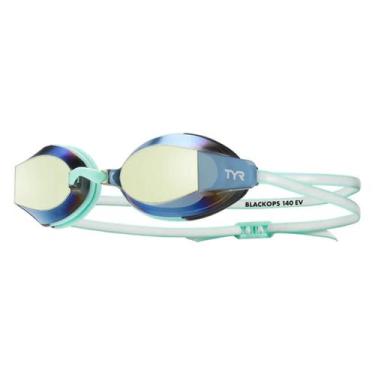 Imagem de Óculos De Natação Women Fit Blackops 140EV Racing Mirrored TYR, Verde,
