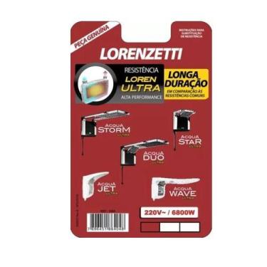 Imagem de Resistência linha acqua ultra 220v 6800w lorenzetti 3065a original