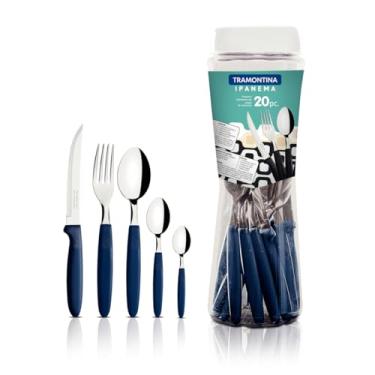 Imagem de FAQUEIRO INOX 20PC IPANEMA AZU