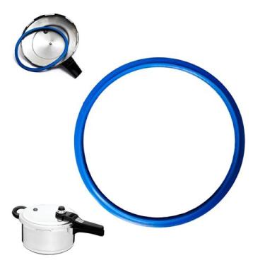 Imagem de Anel Silicone Vedação Panela Pressão Eterna Nigro 3L 4,5L E 6 L - Dass