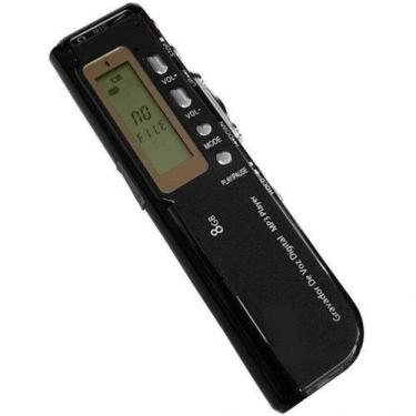 Imagem de Gravador De Voz 8 Gb Com Fone Microfone E Rj11 Para Telefone - Tomate 