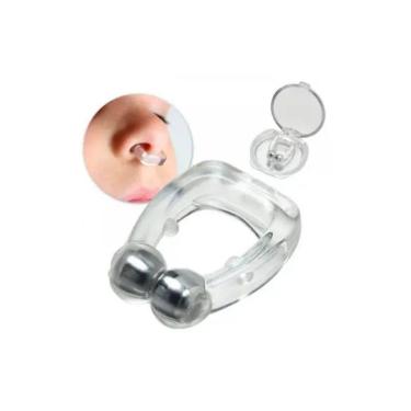 Imagem de Clipe Nasal Magnético - Respire e Durma Bem + Estojo