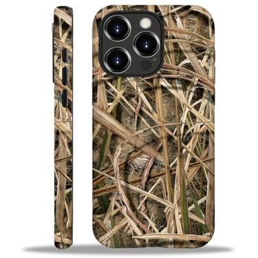 Imagem de YiXinBB Capa para iPhone 16 Pro Max à prova de choque mulheres homens capa protetora híbrida de silicone, M02 caça de aves aquáticas camuflagem G5