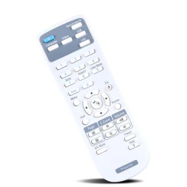 Imagem de Controle remoto de substituição para projetor 2181788 para Epson VS350, VS355, EX3260, EX5260, VS250, Pro EX7260 EX9210 EX9220, Home Cinema 1060/660/760, PowerLite 2142W 2247U 970 9800 W 990U 109W