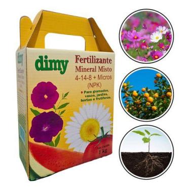 Imagem de Fertilizante Adubo Npk 04-14-08 + Micronutriente Dimy 1kg