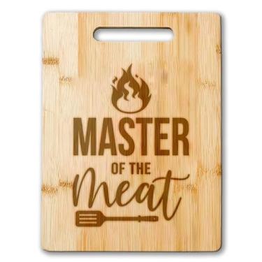 Imagem de Tábua de corte para churrasco - tábua de cortar para grelhar - tábua de escultura de carne - tábua de corte personalizada para bife - presente de churrasco para homens - Presente mestre de grelha para