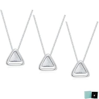 Imagem de HORNEDI Thank You for Being My Badass Tribe Friend Colares com pingente de triângulos, colar de tribo do esquadrão badass, colar de amizade, presentes para mulheres, melhor amiga/tribo para mulheres,