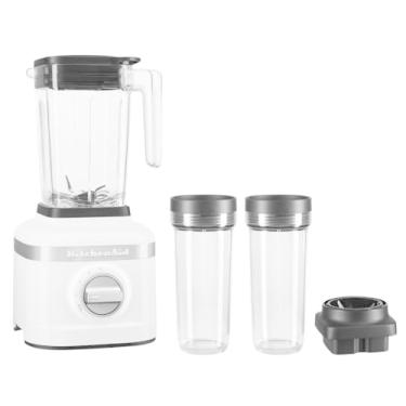 Imagem de KitchenAid Liquidificador de trituração de gelo de 3 velocidades K150 com 2 frascos de liquidificador pessoal - KSB1332