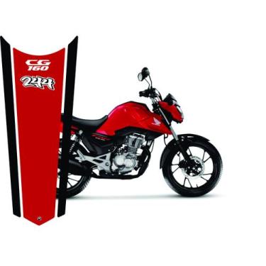 Imagem de Adesivo Faixa Gravata Tanque Resinado Cg Honda 244 - Resitank