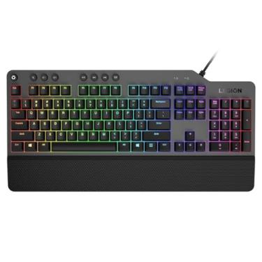 Imagem de Teclado Gamer Lenovo Legion K500 RGB com descanso de punho removível