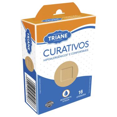 Imagem de Curativo Triane Redondo Bege 16 Unidades
