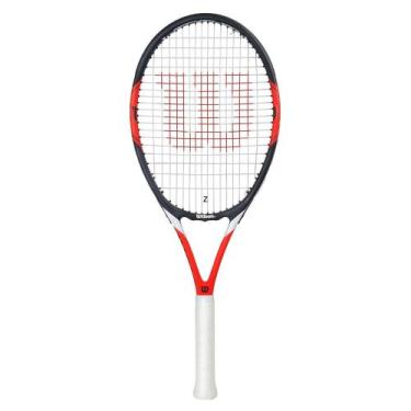 Imagem de Raquete de Tênis Wilson Federer Open 103 - 279g, Vermelho