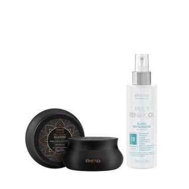 Imagem de Amend Millenar Óleos Indianos Masc 300ml + Essencial Fluído 180ml