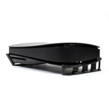 Imagem de Glistco Patins – Suporte horizontal para PS5 compatível com Dbrand Dark Plates 2.0 (edição de disco) (preto)