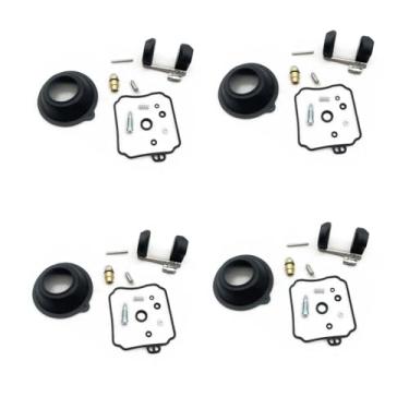 Imagem de Kit de reparo de carburador para configurar diafragma de vácuo e boia compatível com XVZ13A XVZ13AT XVZ1300A XVZ 13A 1300A 13 1300 A (4 conjuntos C)