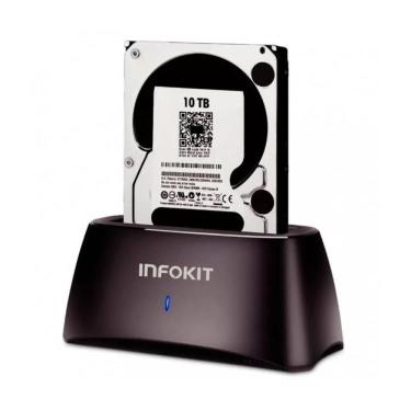 Imagem de Dock Station Sata 3 P/ Hd E Ssd 2.5´´ E 3.5´´Hd Até 10tb