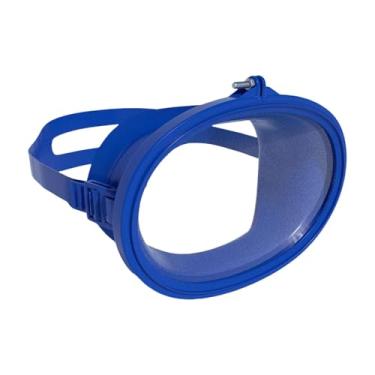 Imagem de Vaveren Máscara de natação Óculos de mergulho Antiembaçante À prova de vazamentos de vidro portátil Equipamento de mergulho com snorkel para adultos Óculos de , Moldura Pp Azul