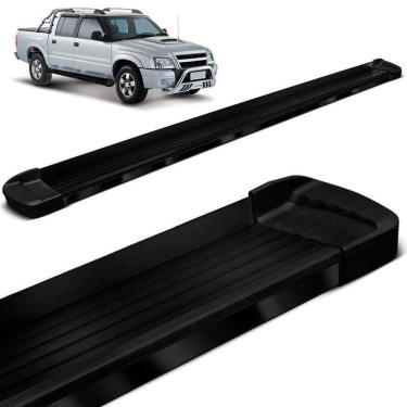 Imagem de Estribo S10 CD 1996 a 2011 Aluminio Preto Elegance Bepo