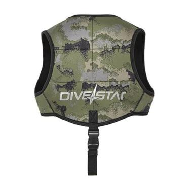 Imagem de simhoa Colete de mergulho com peso Colete de neoprene ajustável Equipamento de mergulho com 6 bolsos de livre para adultos, Xxl Ou Xxxl