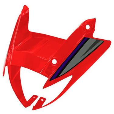 Imagem de Carenagem Farol Xt 660 Vermelha Com Adesivo Azul Com Cinza - S Parts, 