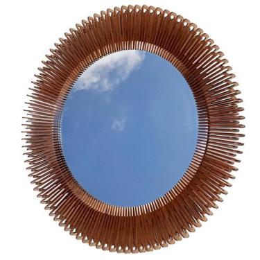 Imagem de Espelho Decorativo Com Moldura 68cm Estilo Provençal - Fábrica de Util