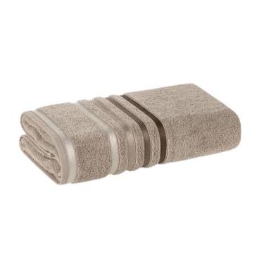 Imagem de Toalha de Banho Karsten Lumina 70x140cm Fio Penteado 500g/m², Cinza Lu