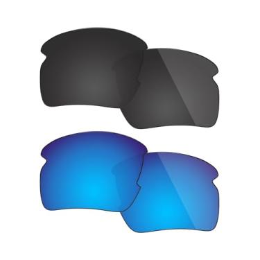 Imagem de Fiskr Lentes de reposição anti-água salgada para óculos de sol Oakley Flak 2.0 XL