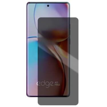 Imagem de Película Privacidade Anti Espionagem Para Moto Edge 40 Pro Tela de 6,67 Polegadas - (Bluepink)