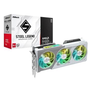 Imagem de Placa de Vídeo ASRock RX 9060 XT SL 16GO AMD Radeon, 16GB, GDDR6, 128b