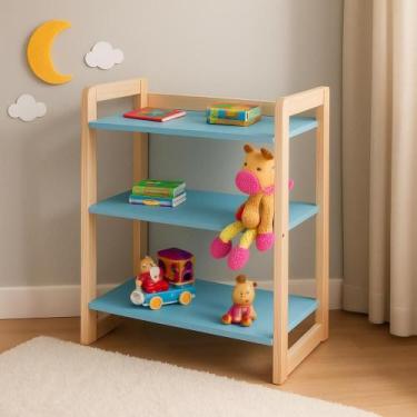 Imagem de Prateleira Multiuso MDF 3 Prateleiras Sala Quarto Escritório - Quality