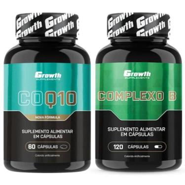 Imagem de Coenzima Q10 60 Caps + Complexo B 120 Caps Growth