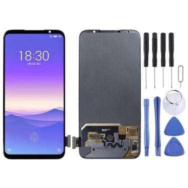 Imagem de YUNCHAO Acessórios telefônicos Tela LCD original para Meizu 16s com o Digitizer Full Monty Substituição do telefone celular