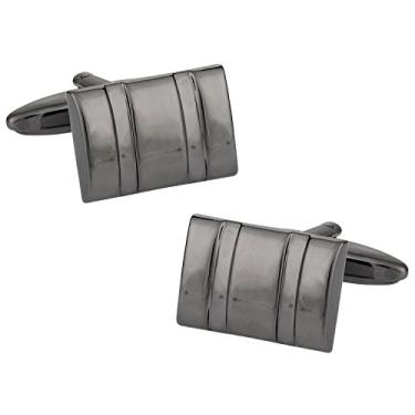 Imagem de Abotoaduras de bronze escuro Cuff-Daddy com caixa de apresentação