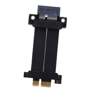 Imagem de ZJchao PCIE 4.0 X1 Extensão Cabo de Velocidade GPU GPU RISER PCIE 4.0 Adaptador para M.2 USB Firewire Som Card (10cm)