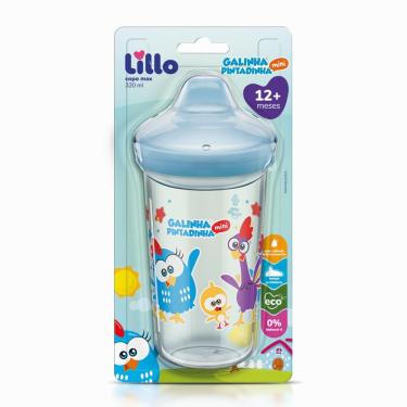 Imagem de Copo Max Lillo Galinha Pintadinha Antivazamento 12m+ Neutro 320ml