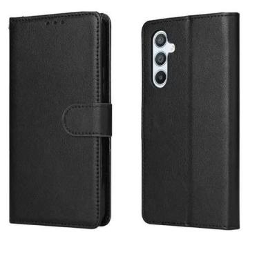 Imagem de Capa Capinha Carteira Flip para Samsung Galaxy A24 Preta - LXL
