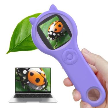 Imagem de Microscópio Infantil Ashfly Mini Pocket - Portátil para Crianças de 3 