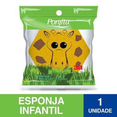 Imagem de Esponja para Banho Animais Ponjita - 3M, Girafa