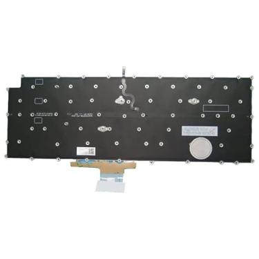 Imagem de Teclado de Laptop para LG 15Z95N 15Z95N-G 15Z95N-G.AA78B 15Z90C Portugal PO Branco Sem Moldura e Com Retroiluminação Novo