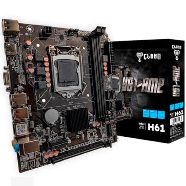 Imagem de CLANM, PLACA MAE H61 - SOCKET LGA 1155 - CHIPSET INTEL - CLANM