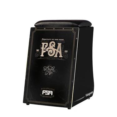 Imagem de Cajon FSA Instrumento de Percussão Profissional Feito à Mão - Graves Profundos, Som de Caixa Nítido, Madeira Brasileira, Design Ergonômico de Inclinação FC6669 LOUDER