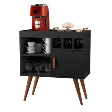 Imagem de Buffet Aparador Paris 1 Porta Retrô Cantinho Do Café Retrô Butterfly M