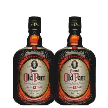 Imagem de Kit 2 Grand Old Parr Blended Scotch Whisky Escocês 12 anos 1000ml