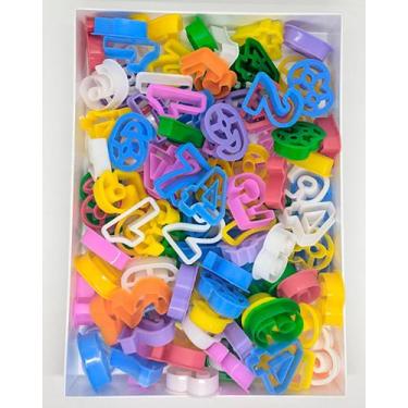 Imagem de Kit 25 Cortador Numero Forminha de Massinha Modelar  - Mundo da Venda 