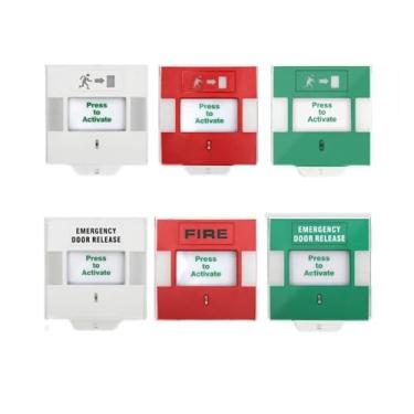 Imagem de Manual 86 Type Resettable Dual Color LED Sound and Light Emergency Alarm Switch (811-Green)