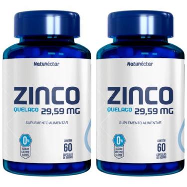 Imagem de Combo 2 Zinco Quelato Imunidade 120 Cápsulas Natunéctar